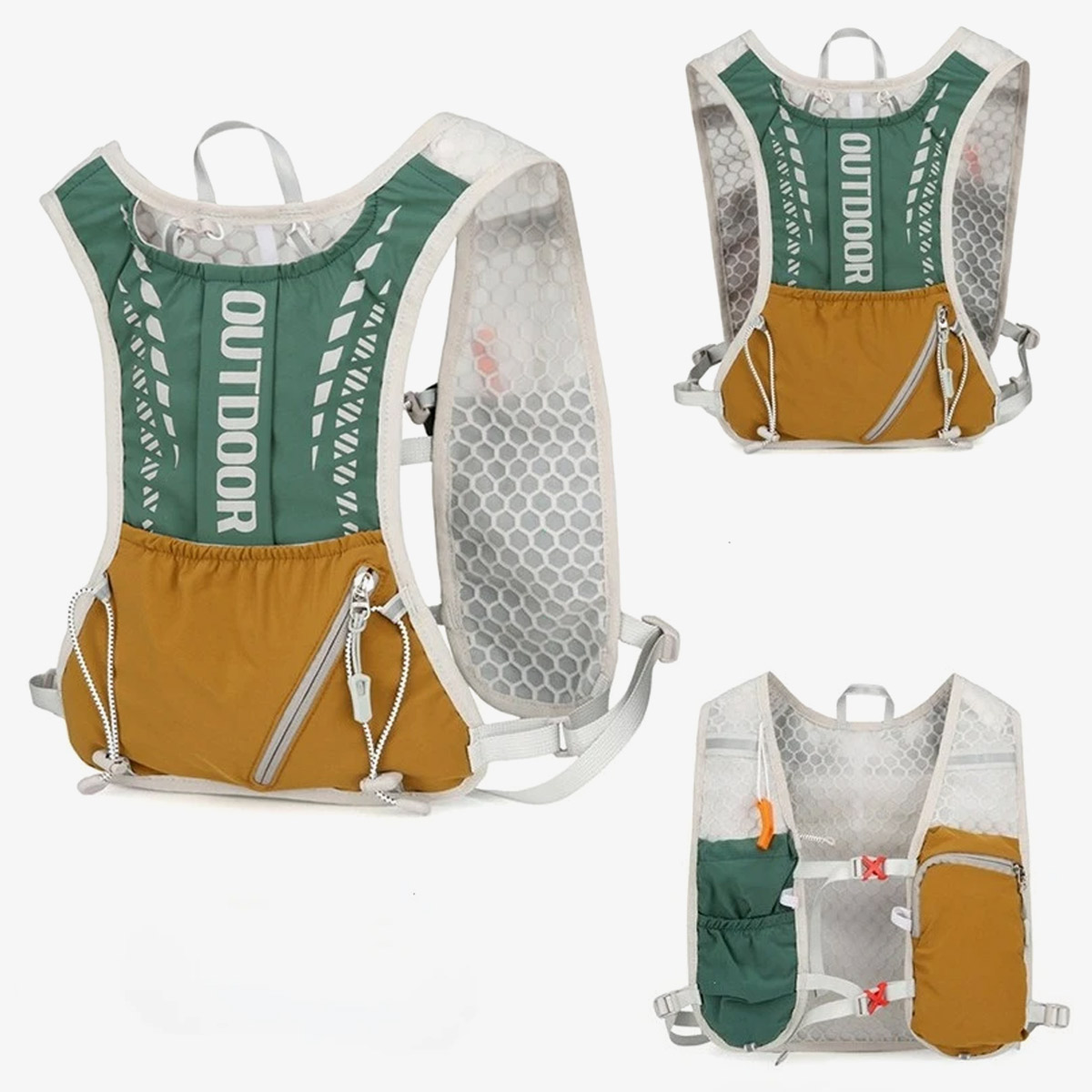 Running Gear Marathon - Mochila Profissional para Corrida Cross-Country, Bolsa