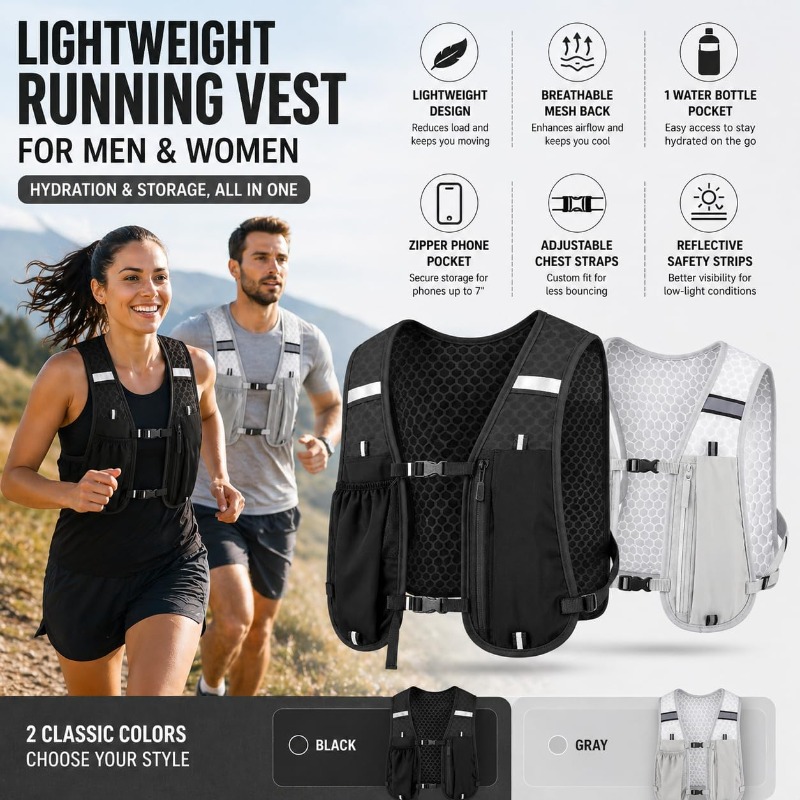 Colete Refletivo Leve para Cor - Running Gear Marathon avaliação e preço