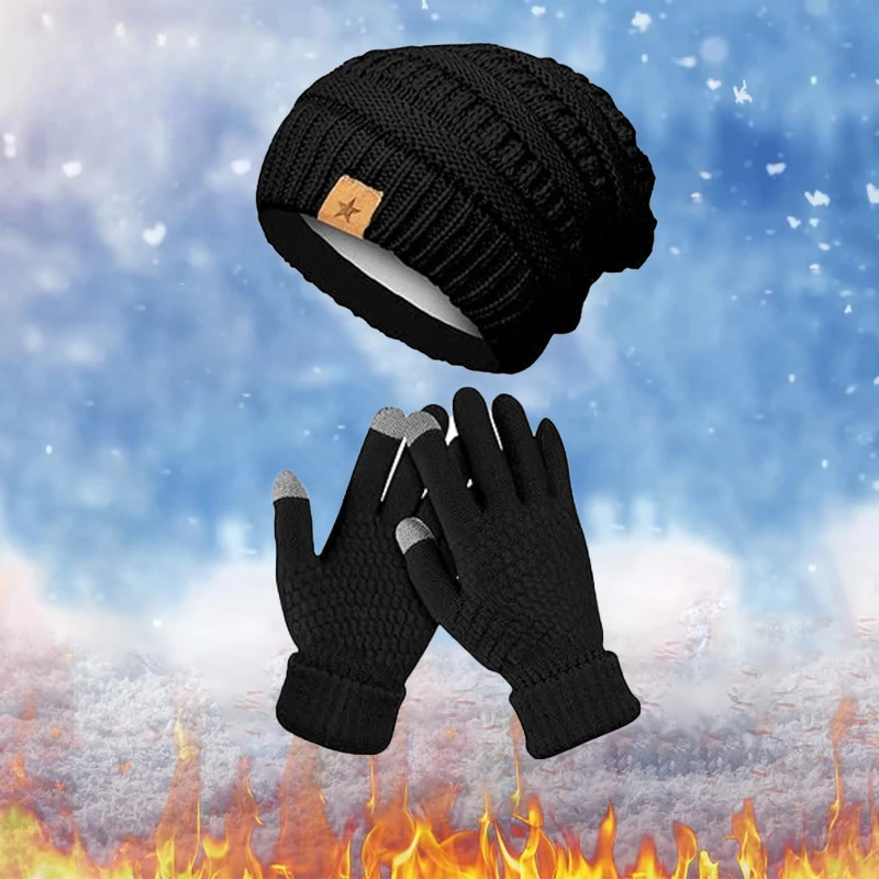 Conjunto de luvas e chapéu de  - Running Gear In Winter avaliação e preço
