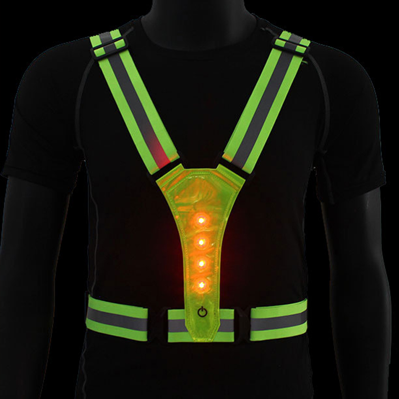 Colete de segurança LED ajustá - Running Gear In Winter avaliação e preço