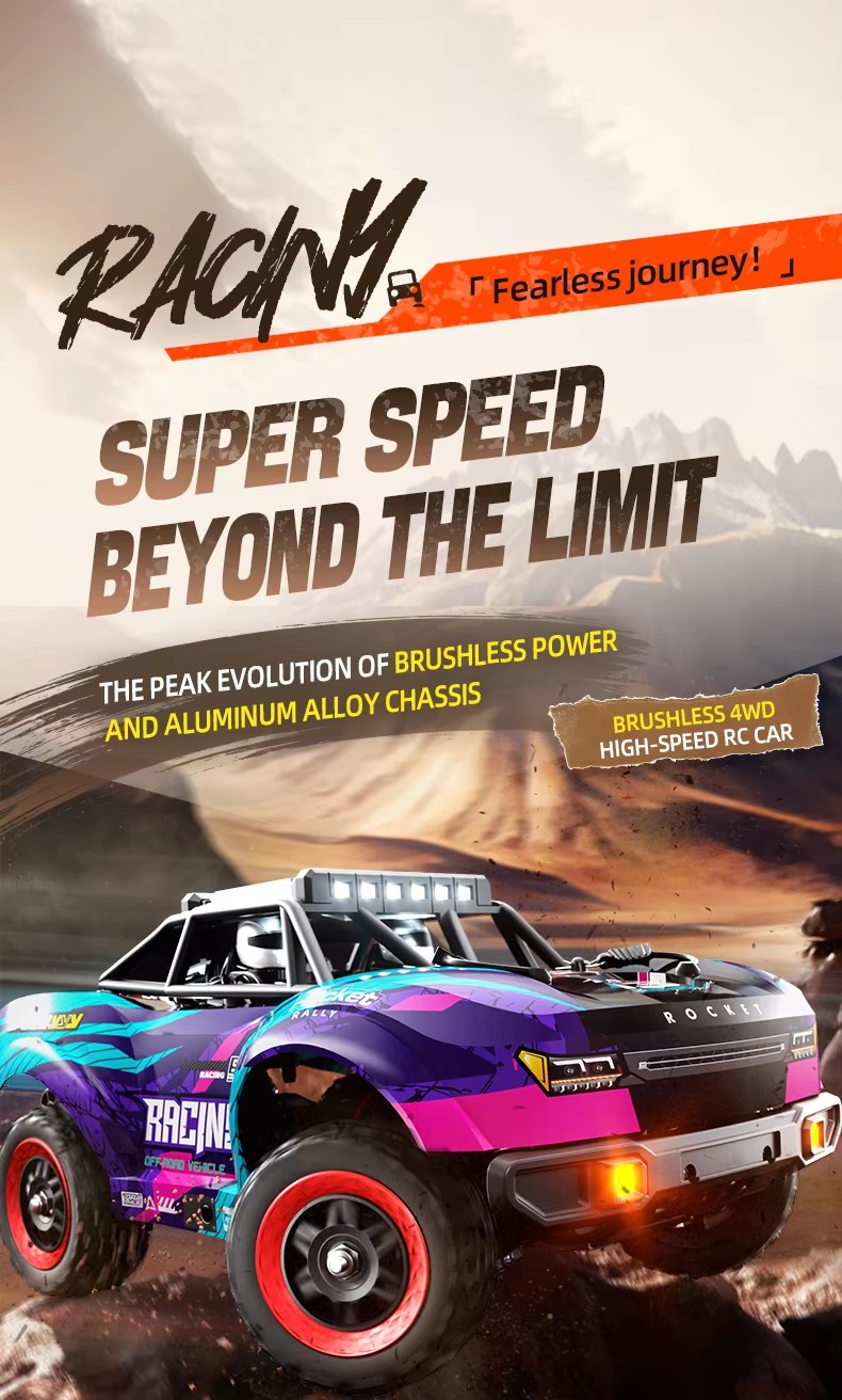 Carro de Corrida RC Brushless  - Running Gear Truck avaliação e preço