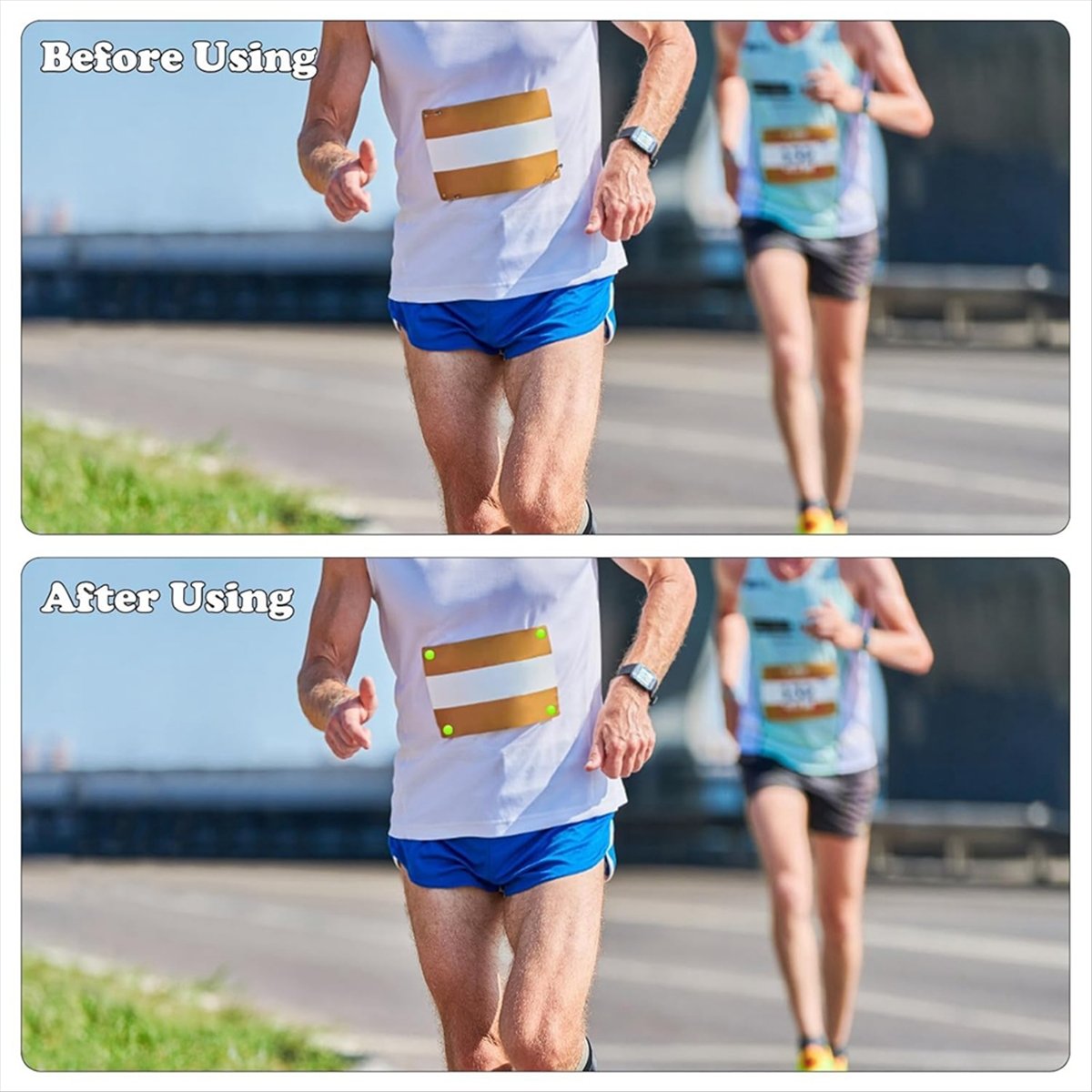 ABJX 12 Peças Clipes para Núme - Running Gear Marathon avaliação e preço