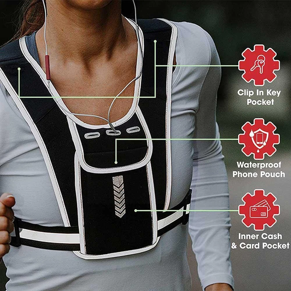 Colete correndo com suporte de - Running Gear Marathon avaliação e preço