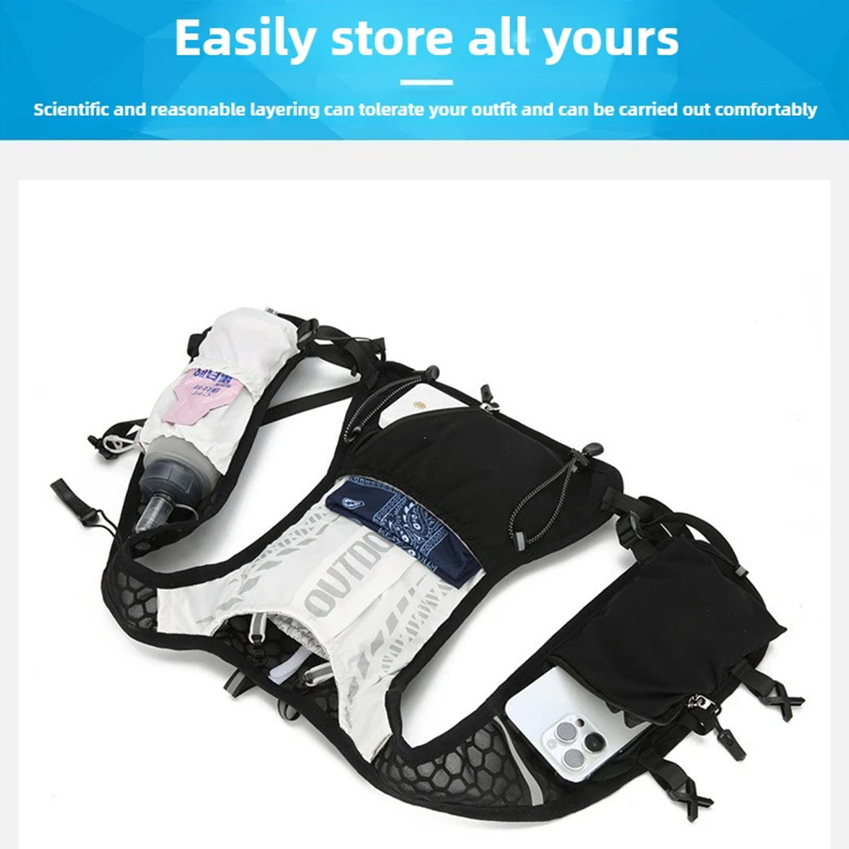 Mochila Profissional para Corr - Running Gear Marathon avaliação e preço